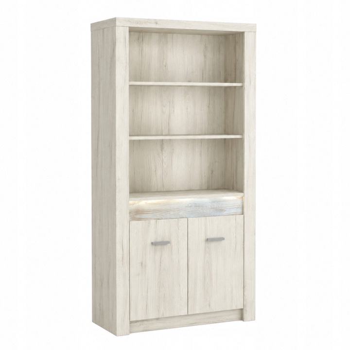 Regał INDIANAPOLIS 96 cm KRAFT BIAŁY