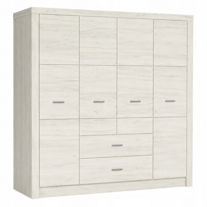Szafa INDIANAPOLIS 178 cm KRAFT BIAŁY