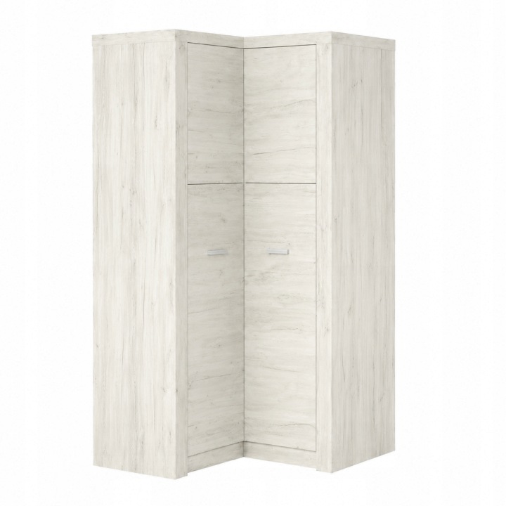 Szafa INDIANAPOLIS narożna 90 cm KRAFT BIAŁY