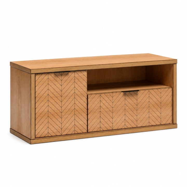 Szafka RTV FONTI 117.5 cm DĄB KARMEL