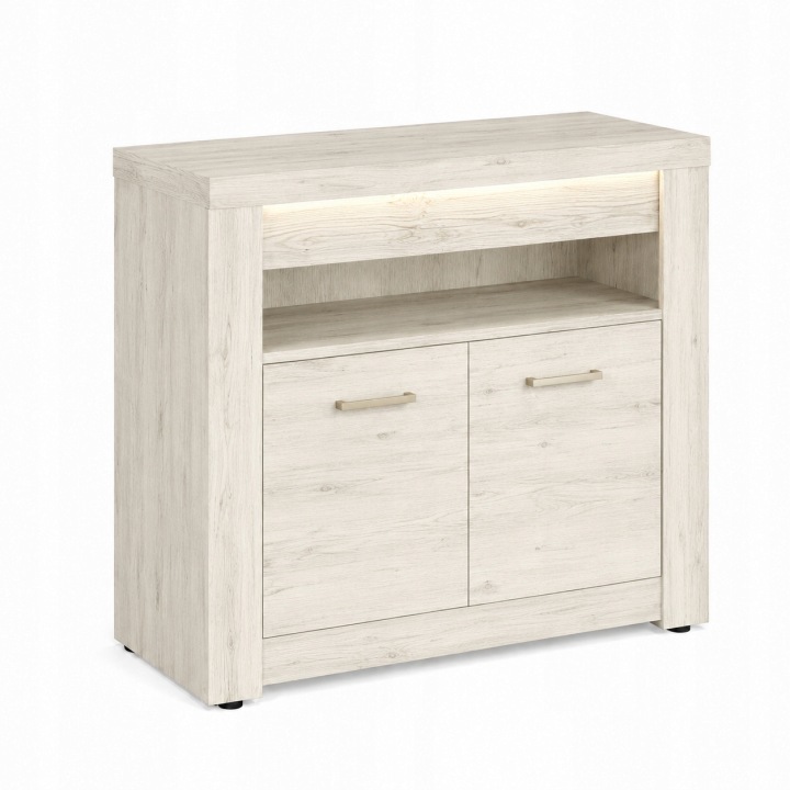 Szafka RTV INDIANAPOLIS 96 cm KRAFT BIAŁY