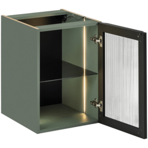 Szafka SOMBRA GREEN przeszklona pod blat 40 cm - meble łazienkowe COMAD