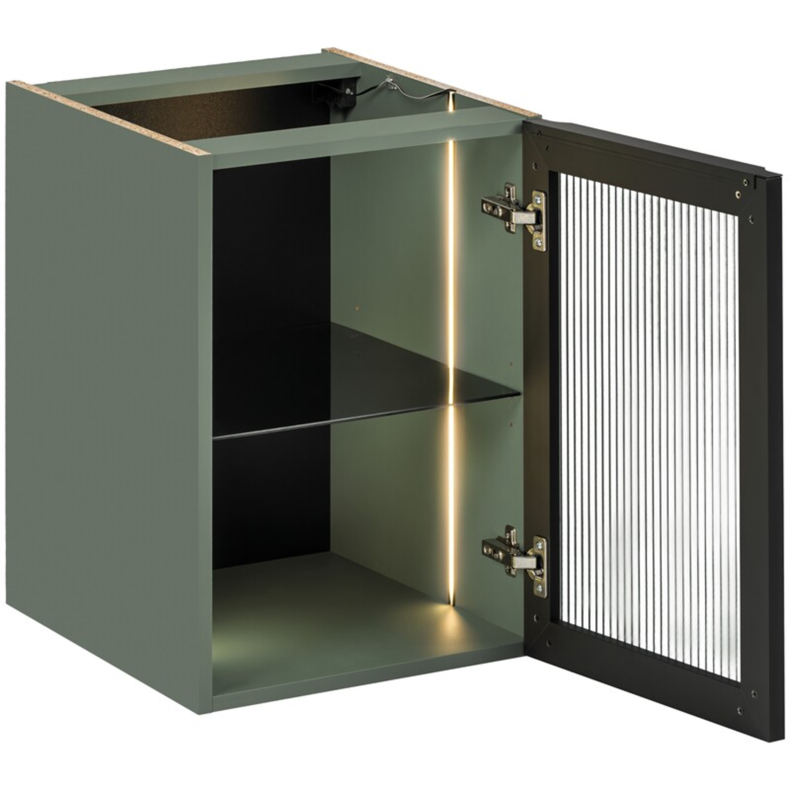 Szafka SOMBRA GREEN przeszklona pod blat 40 cm