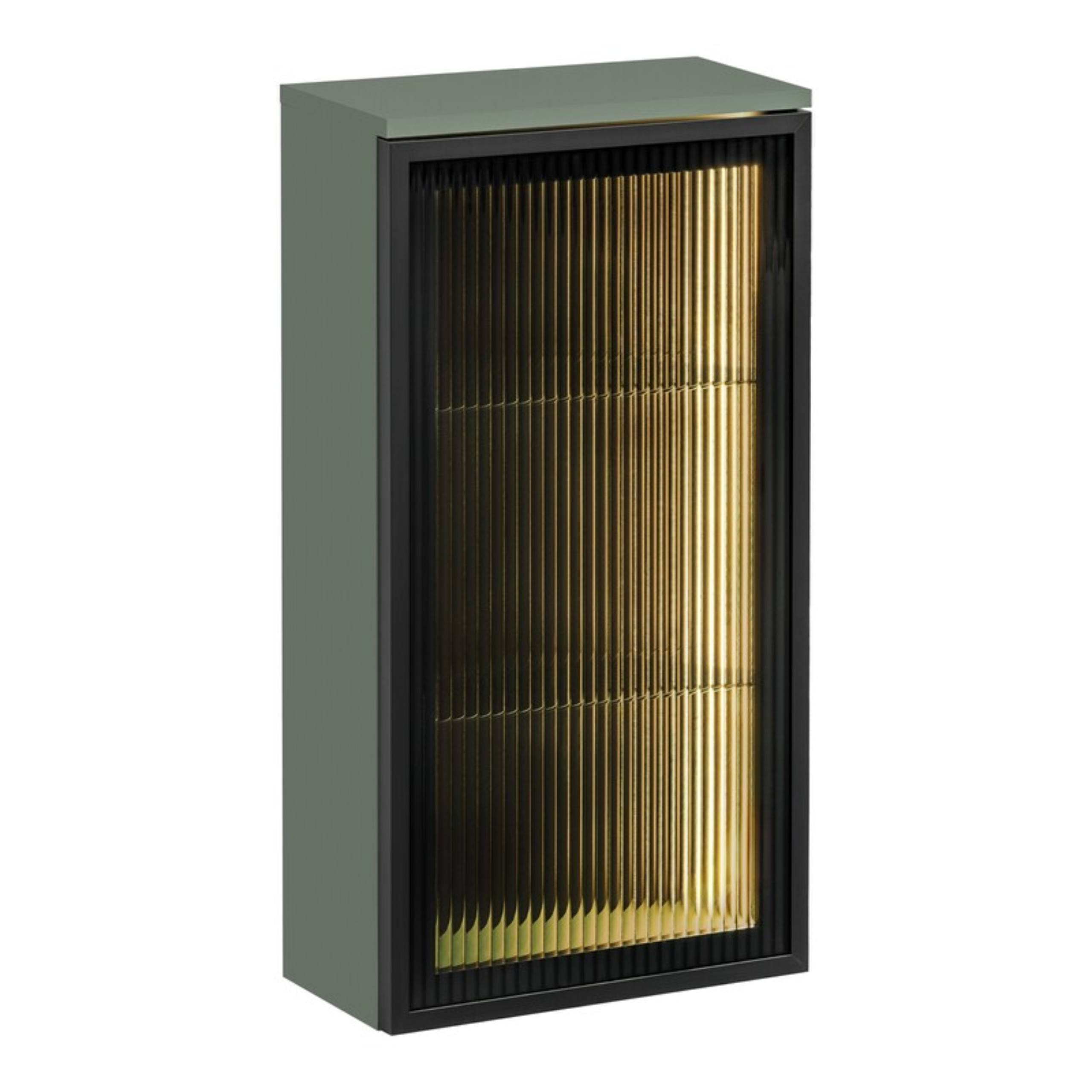 Szafka górna SOMBRA GREEN przeszklona LED 40 cm