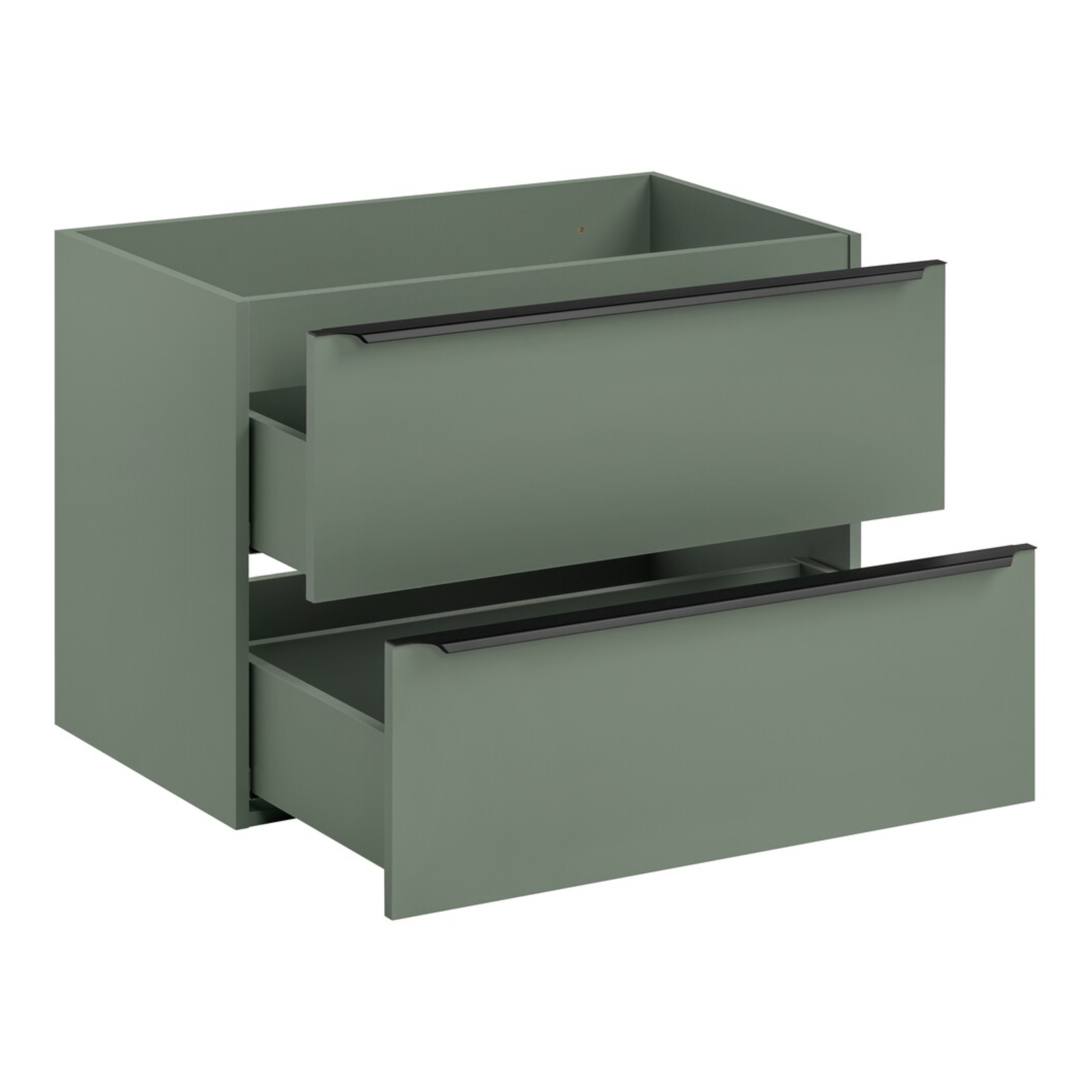 Zestaw SOMBRA GREEN szafka z umywalką i lustro 80 cm