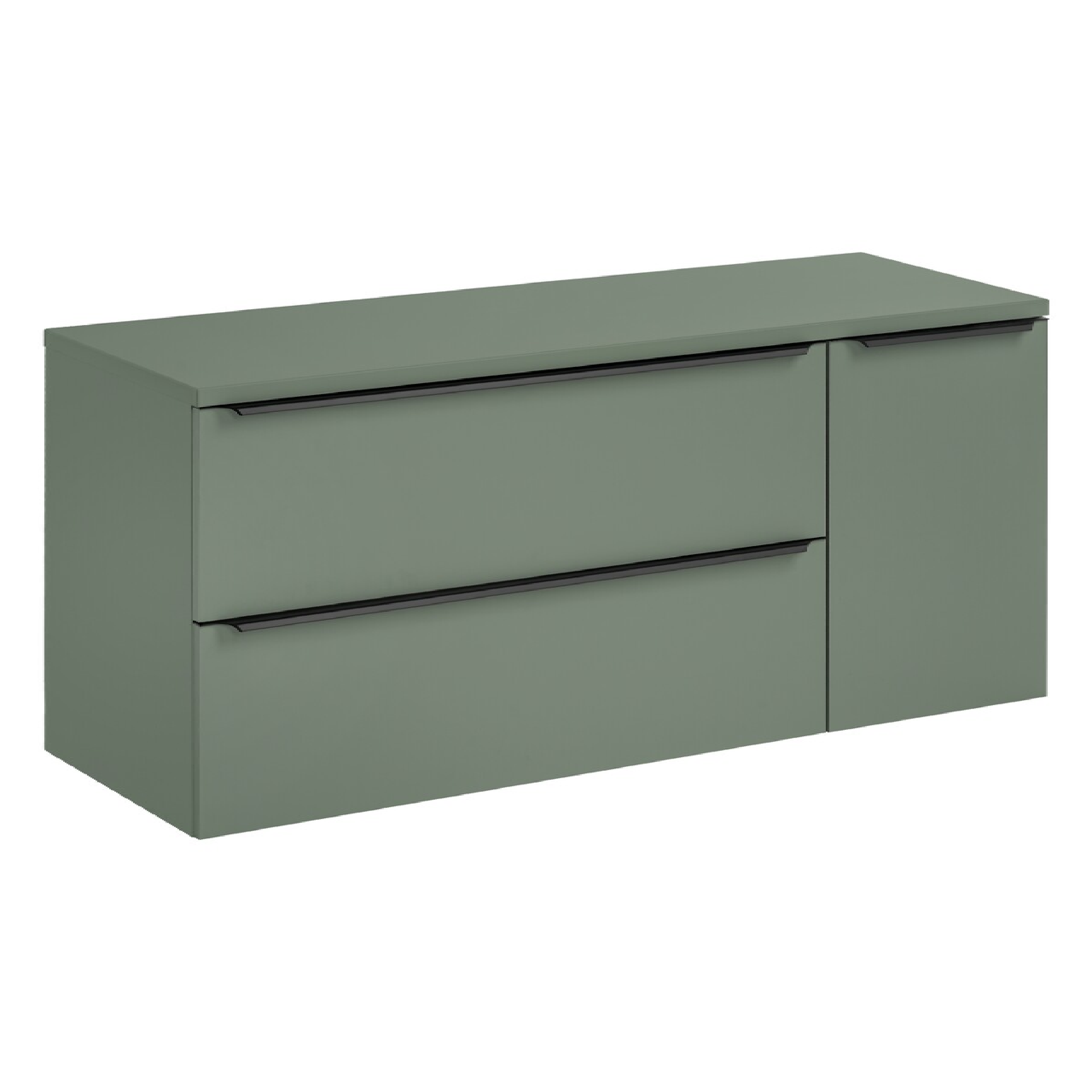 Szafka SOMBRA GREEN z blatem i koszem 140 cm