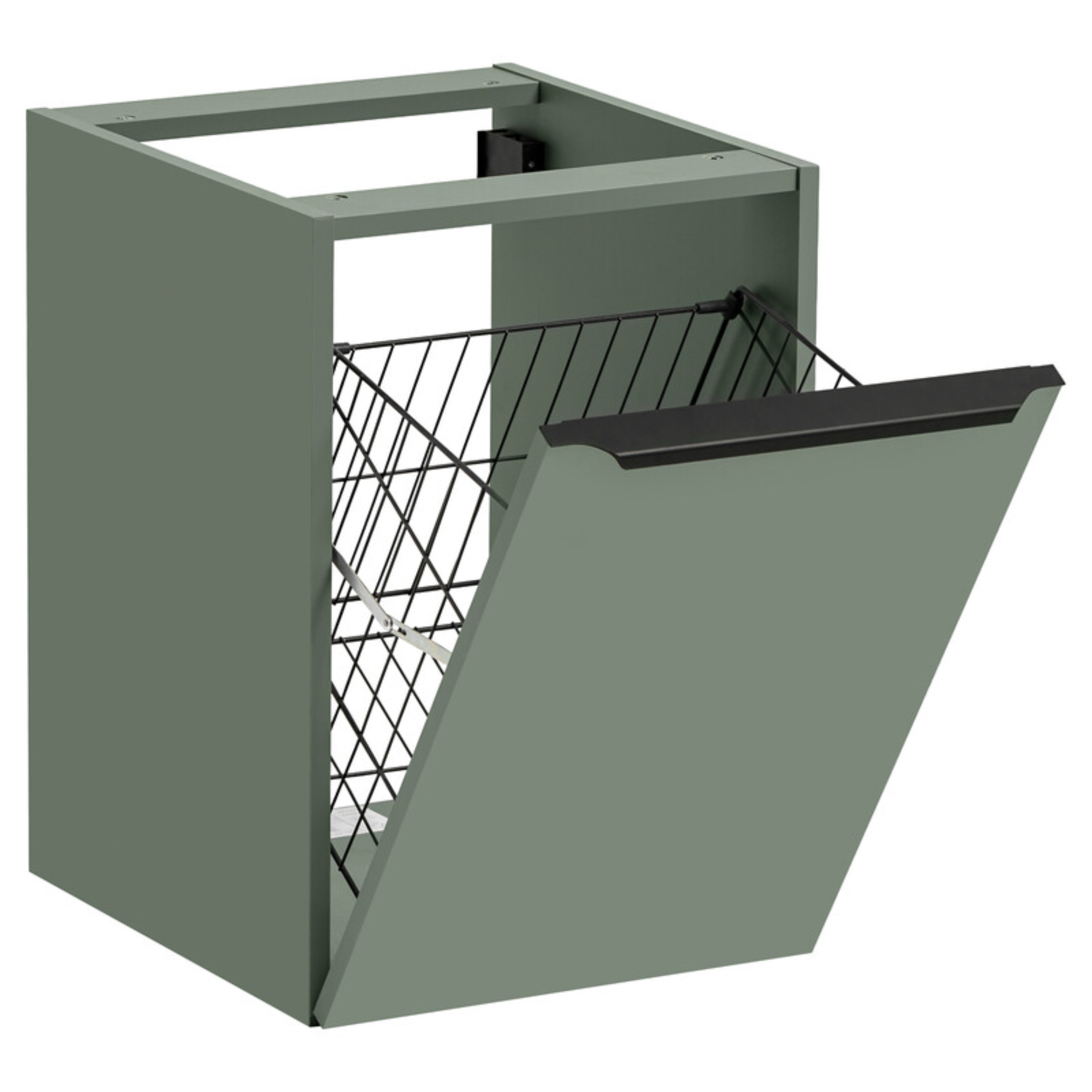 Zestaw SOMBRA GREEN szafka z koszem i górna 40 cm