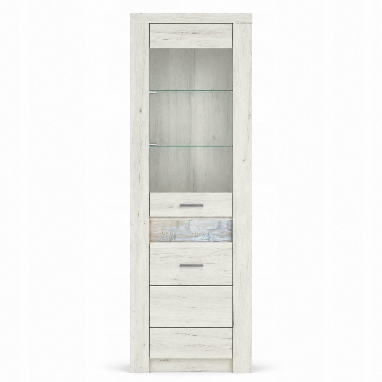 Witryna INDIANAPOLIS 56 cm KRAFT BIAŁY