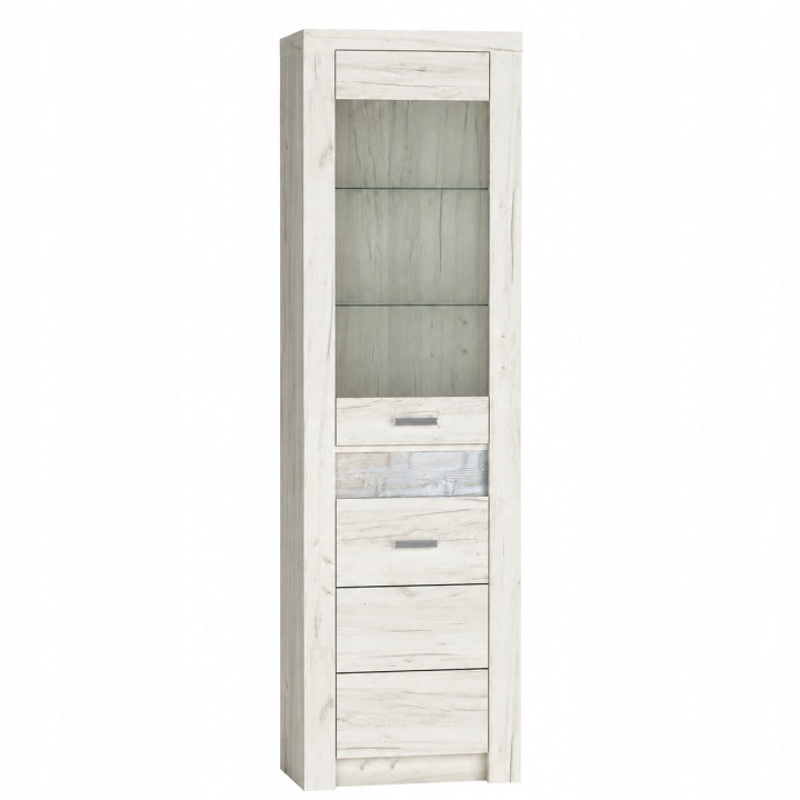 Witryna INDIANAPOLIS 56 cm KRAFT BIAŁY