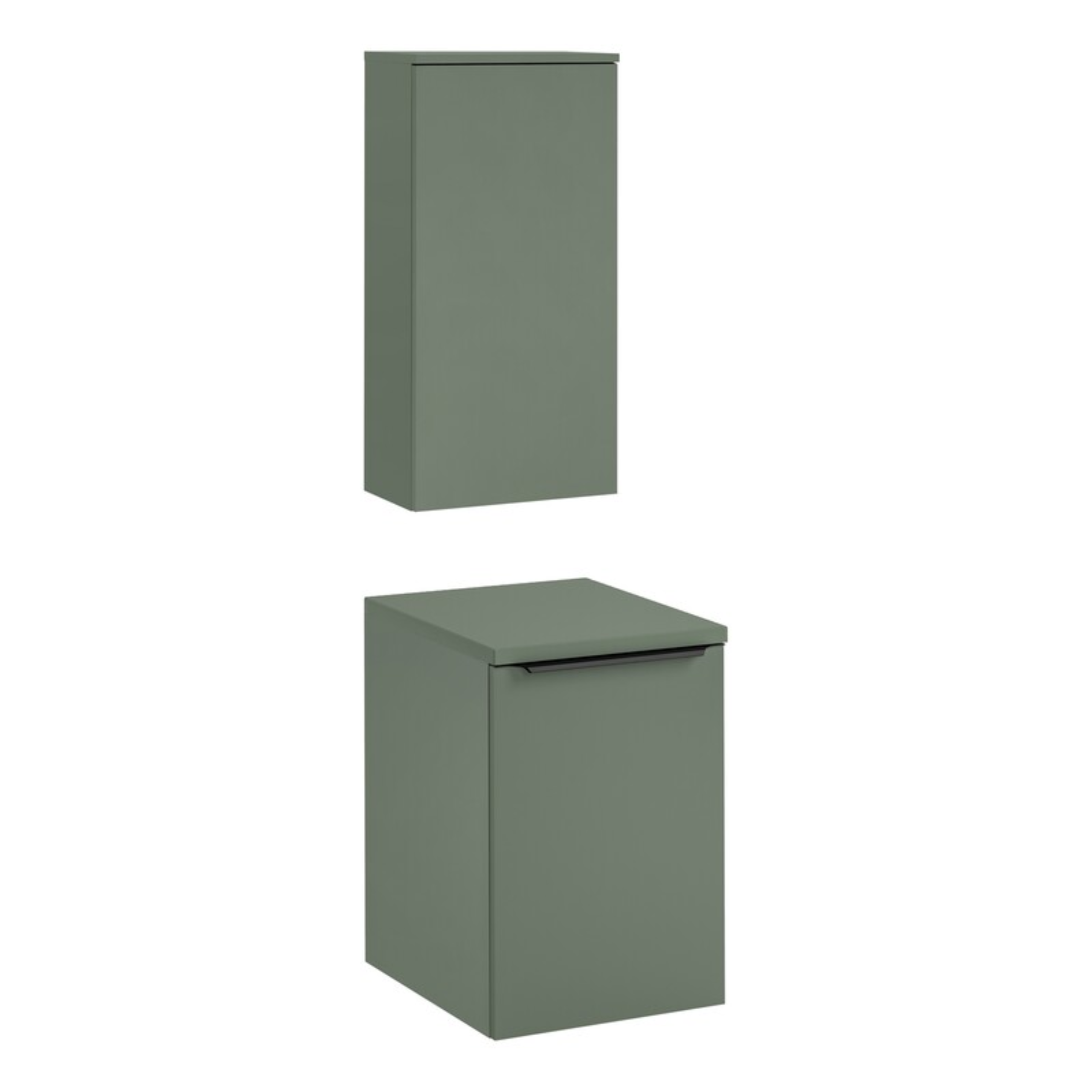 Zestaw SOMBRA GREEN szafka z koszem i górna 40 cm