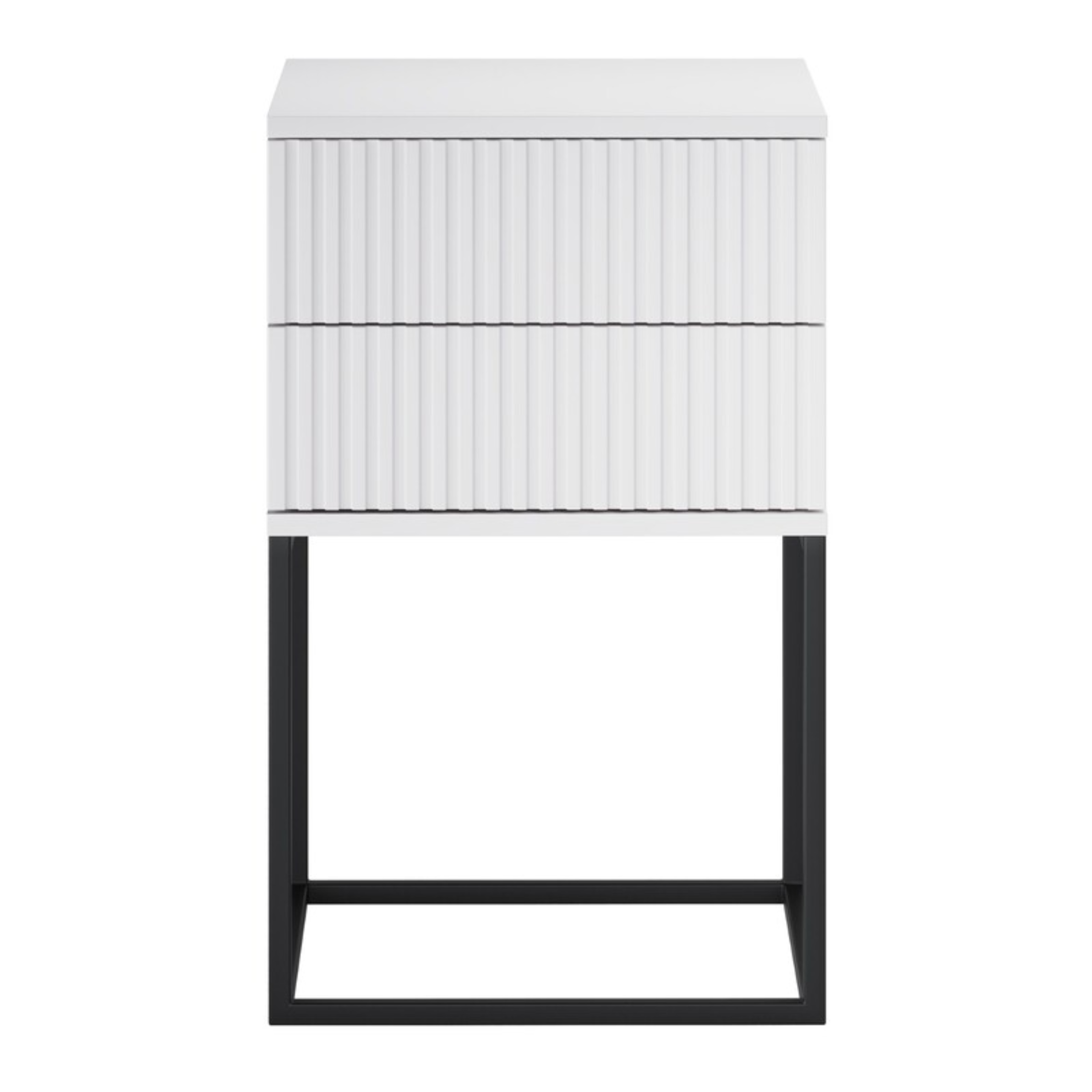 Szafka nocna SPELLO szuflady 40 cm BIAŁY - meble COMAD