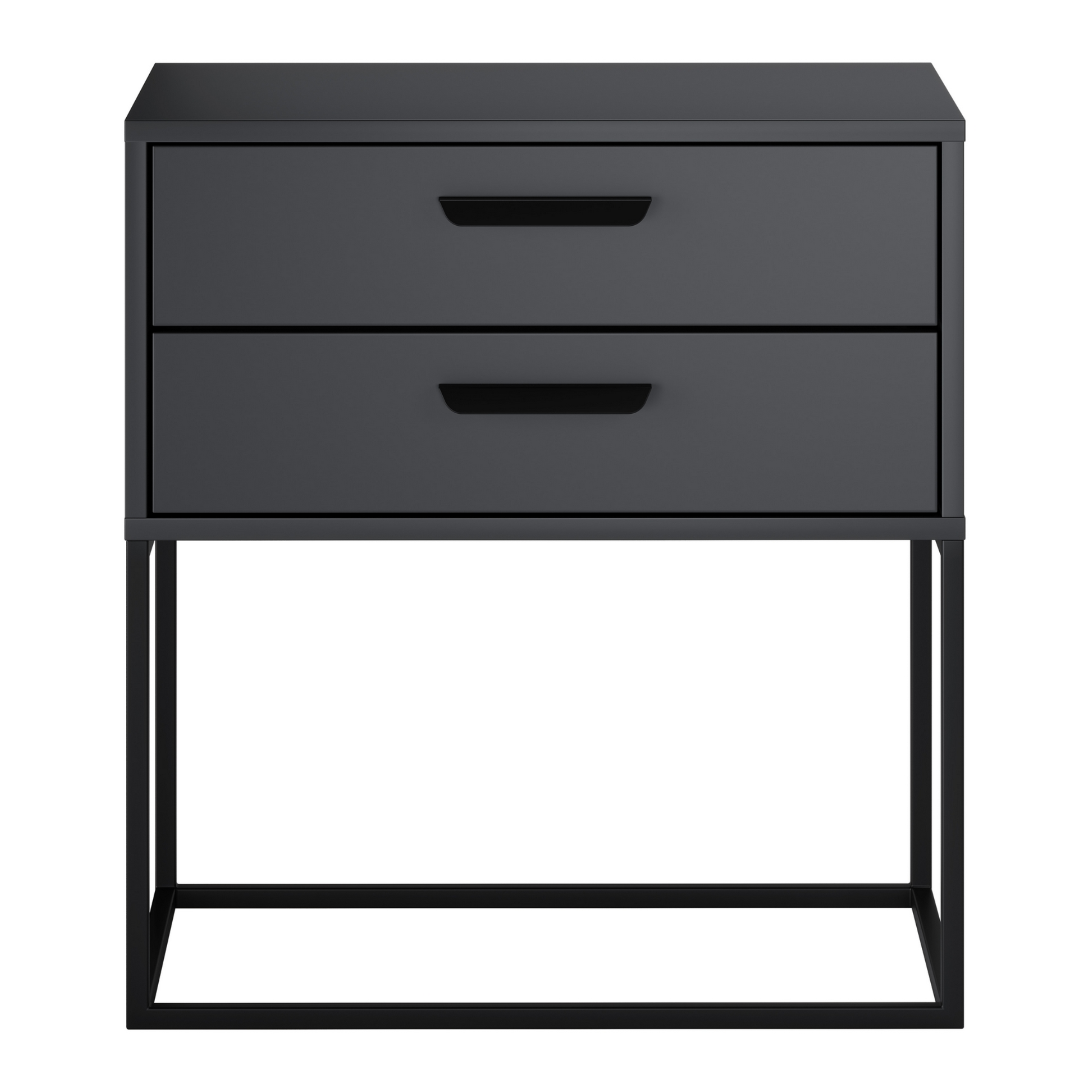 Szafka nocna NAVELLO szuflady 60 cm ANTRACYT - Meble COMAD