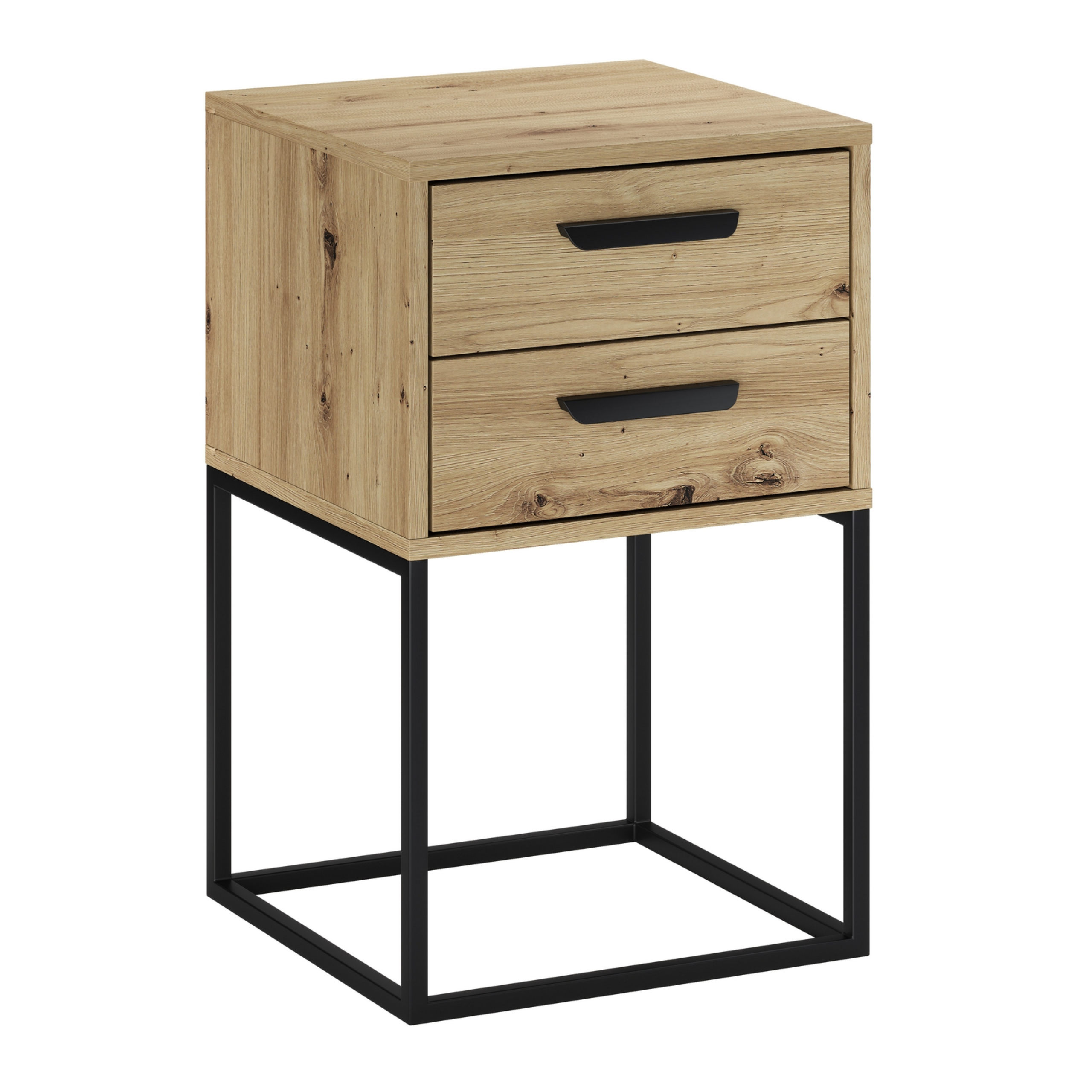 Szafka nocna NAVELLO szuflady 40 cm DĄB ARTISAN - meble COMAD