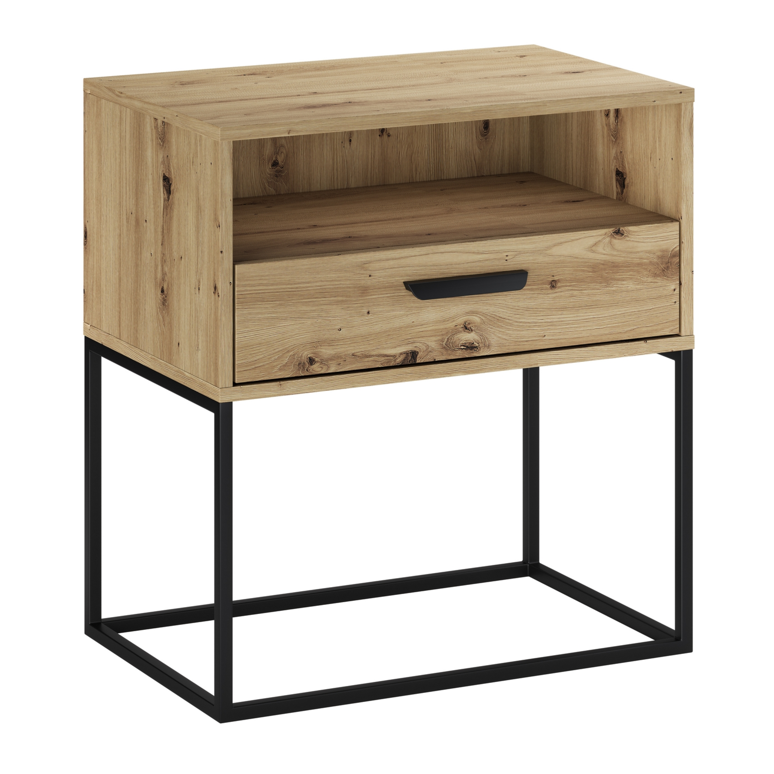 Szafka nocna NAVELLO z półką 60 cm DĄB ARTISAN