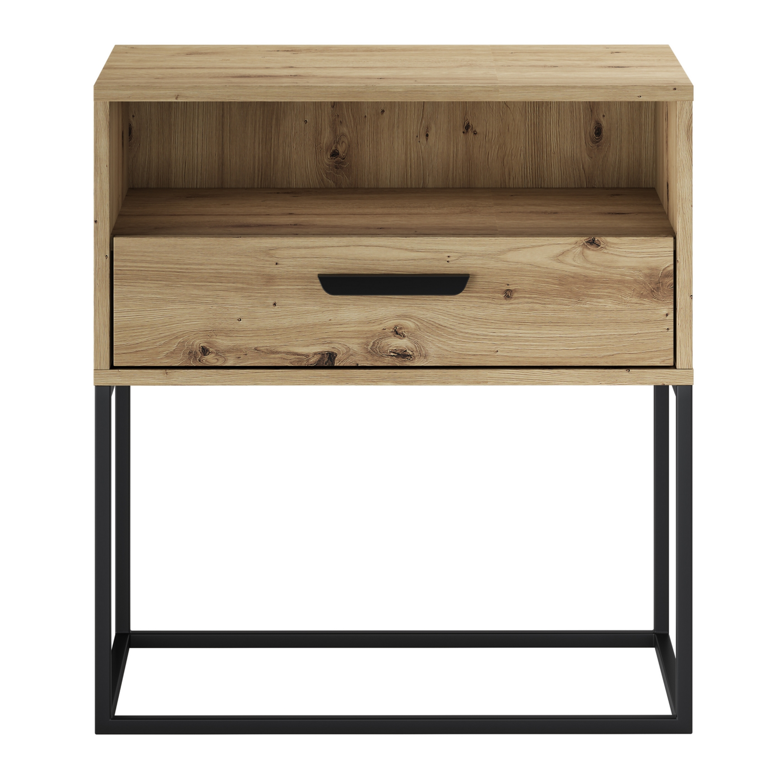 Szafka nocna NAVELLO z półką 60 cm DĄB ARTISAN - meble COMAD