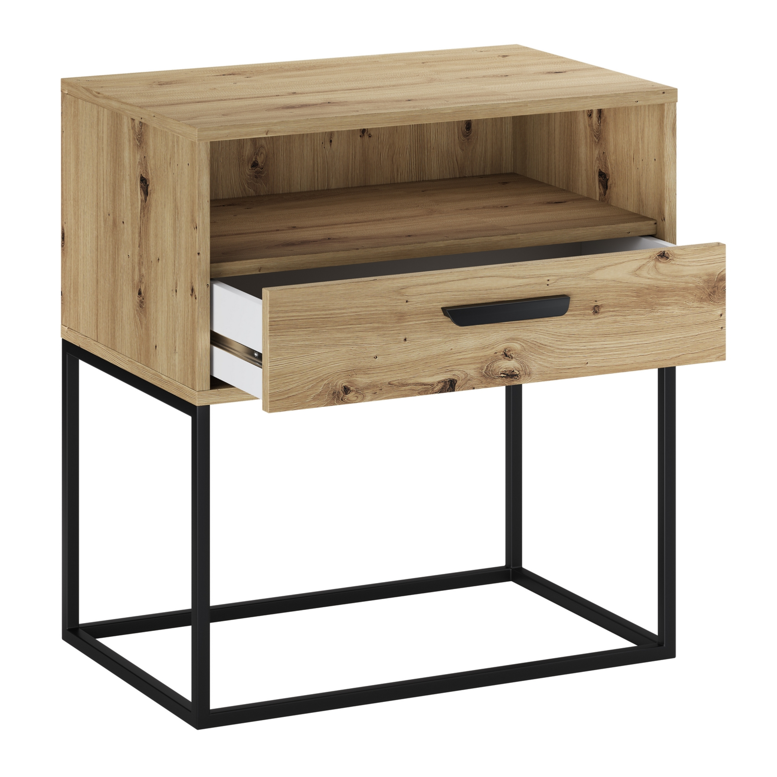 Szafka nocna NAVELLO z półką 60 cm DĄB ARTISAN