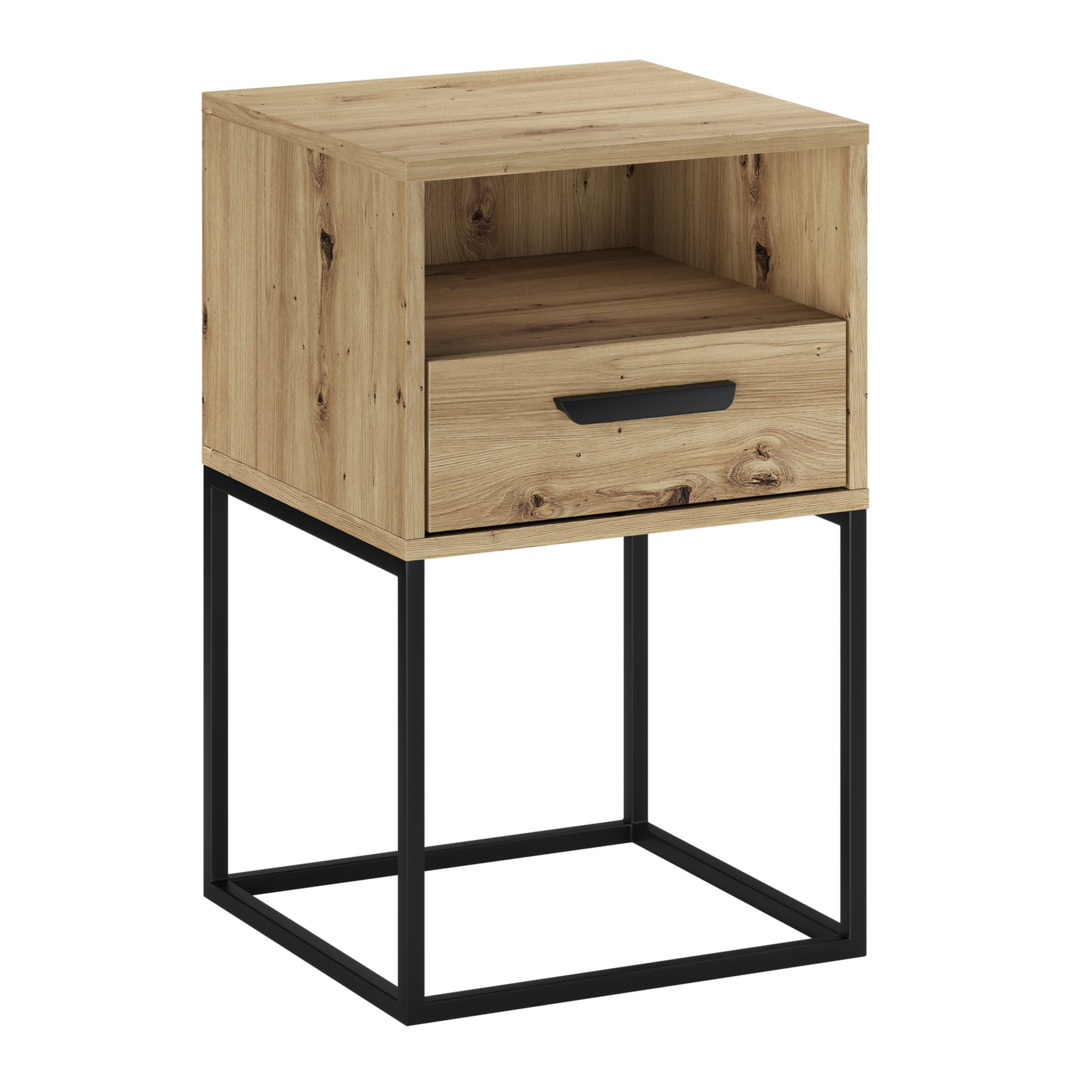 Szafka nocna NAVELLO z półką 40 cm DĄB ARTISAN