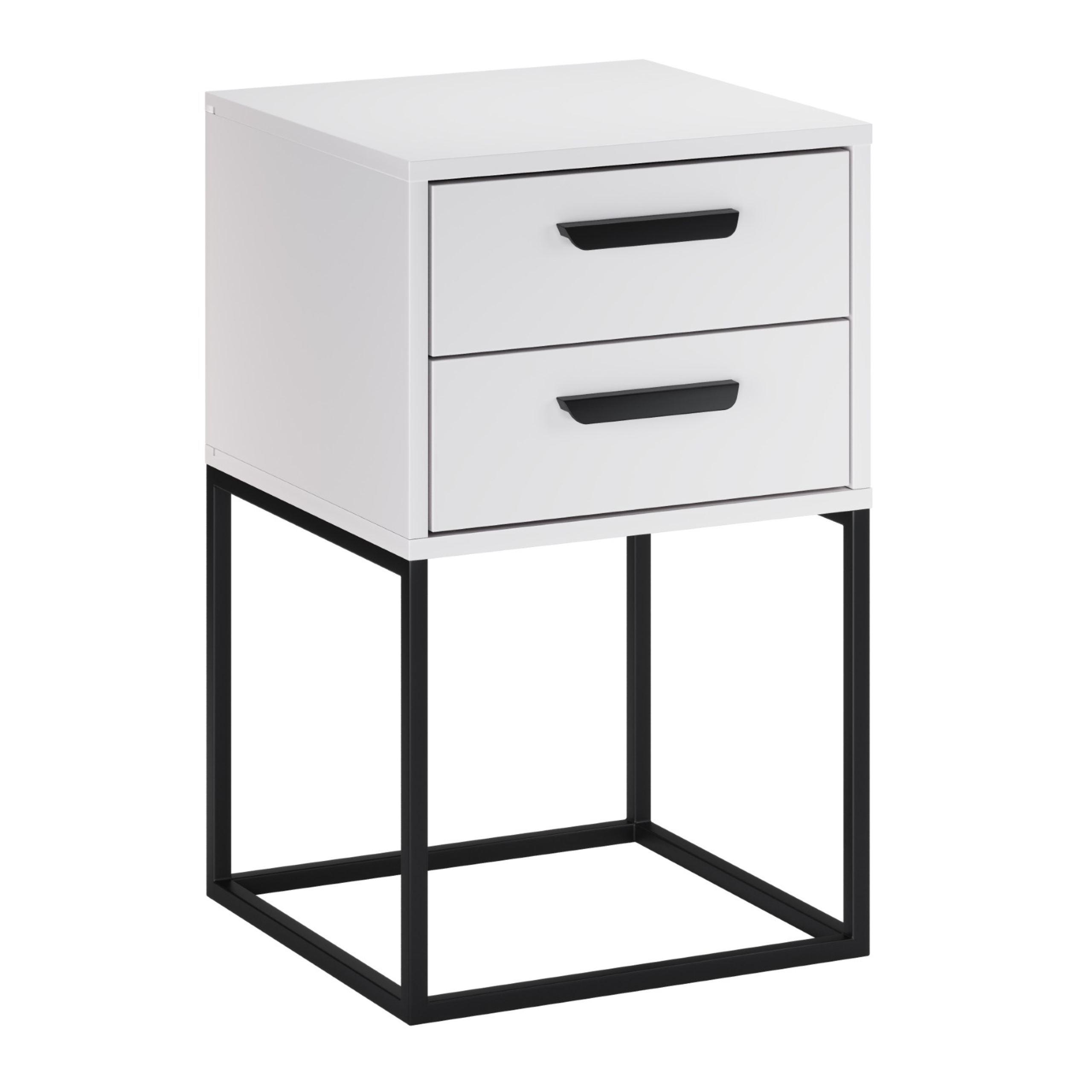Szafka nocna NAVELLO szuflady 40 cm BIAŁY